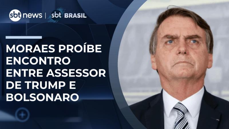 Moraes proíbe visita de assessor do governo Trump a Bolsonaro na Papudinha